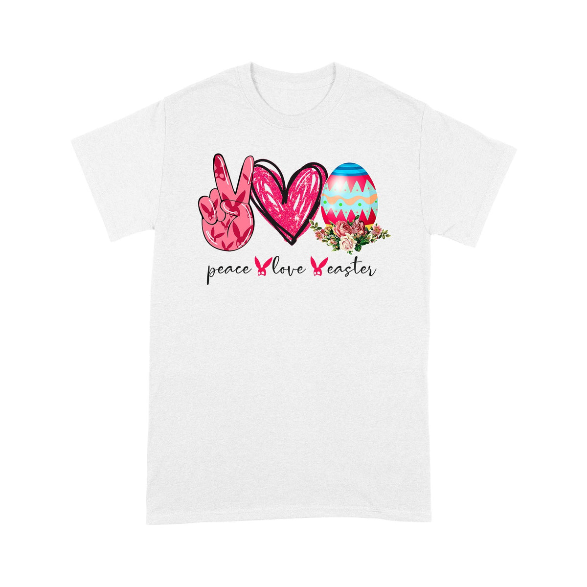 Easter Peace Love EasterBunny Shirt For Women