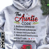 The Auntie Code Christmas Sweatshirt Gifts For Aunt