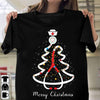 Christmas Gifts For Nurse Christmas Tree With Christmas Lights Tshirt