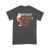 Optimist My Glass Is Half Full Tshirt Gift For Craft Beer Lover