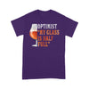 Optimist My Glass Is Half Full Tshirt Gift For Craft Beer Lover