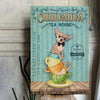 Gift For Dog Lover Chihuahua Tea House Dog Canvas