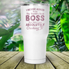 Funny Tumbler To Be The World Best Boss Tumbler Birthday Gifts For Boss