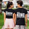Only a king can attract a queen matching shirt for couple