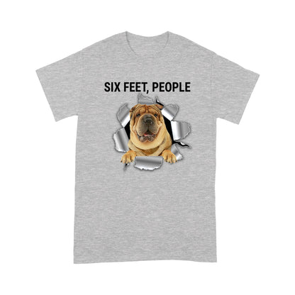 Six Feet, People Bulldog Shirt Gift for Dog Lover