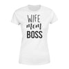 Wife Mom Boss Tshirt  Gifts For Wife