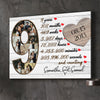 9 Year 9th Anniversary Couple Photo Collage Personalized Canvas