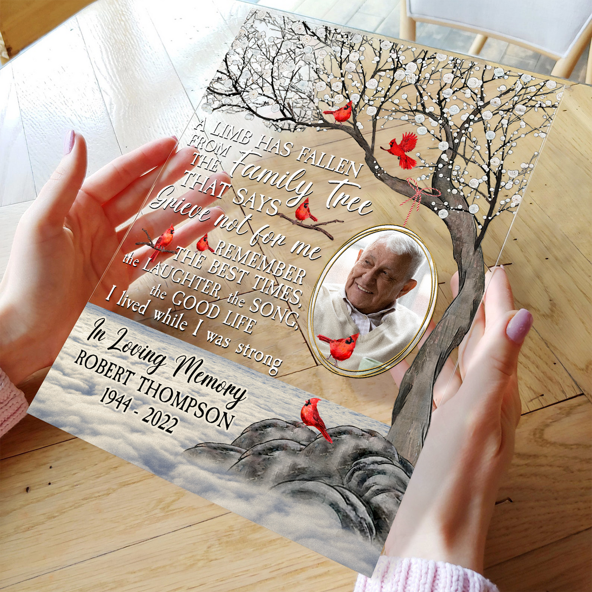 A Limb Has Fallen In Loving Memory Personalized Family Memorial Gift