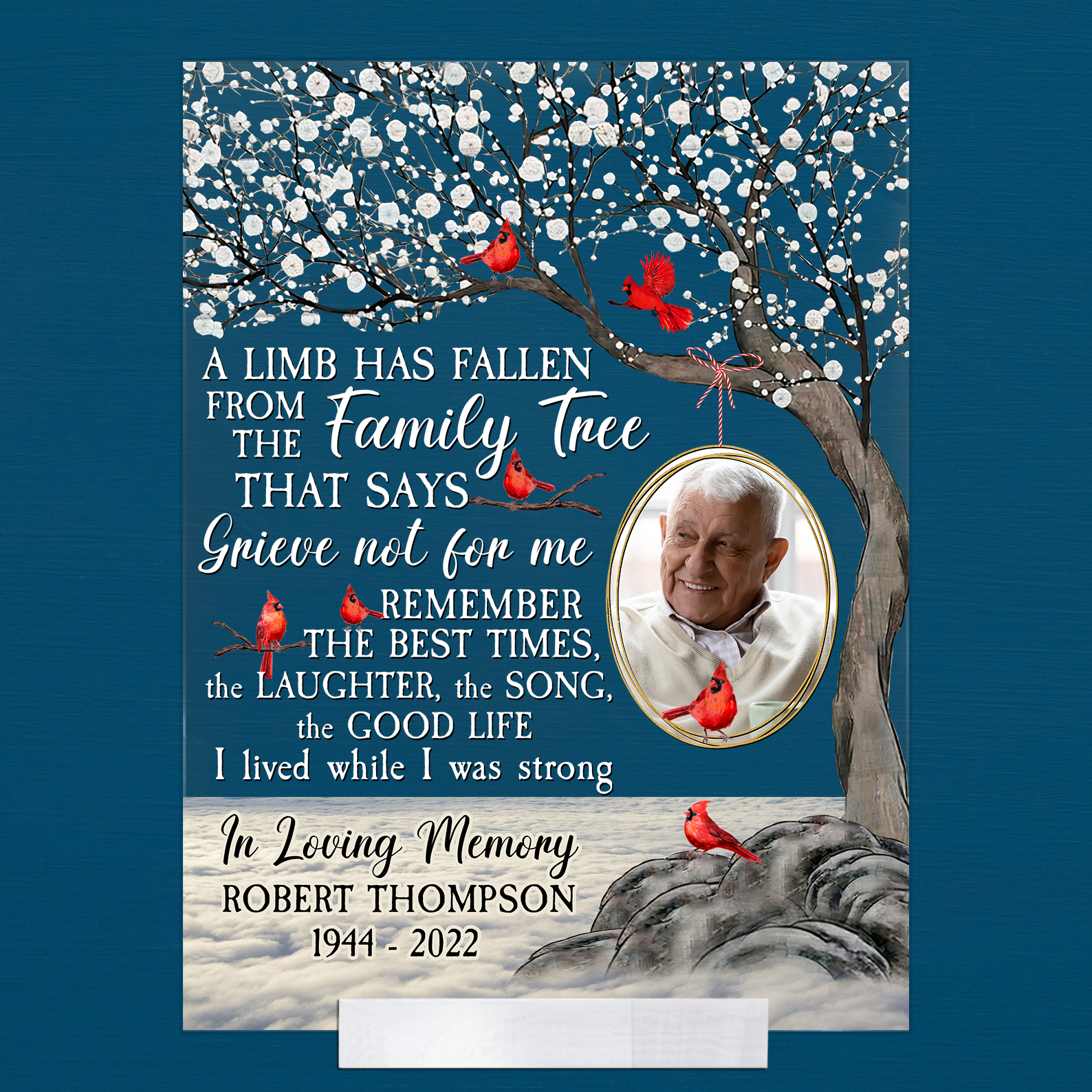 A Limb Has Fallen In Loving Memory Personalized Family Memorial Gift