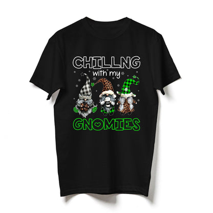 St Patrick' Day Shirt, Chilling with My Gnomies Shirt for Men, Women