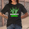 St. Patrick&#39;s Day Skeleton Shamrock And Roll TShirt