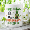 Funny St. Patrick&#39;s Day Mug for Men, Women, Hello March Mug