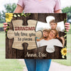Grandma We Love You to Pieces Personalized Canvas