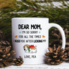 Personalized Funny Gift For Dog Mom Custom Name Dog Lovers Mug