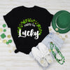 St Patrick&#39;s Day Happy Go Lucky Green Shamrock TShirt