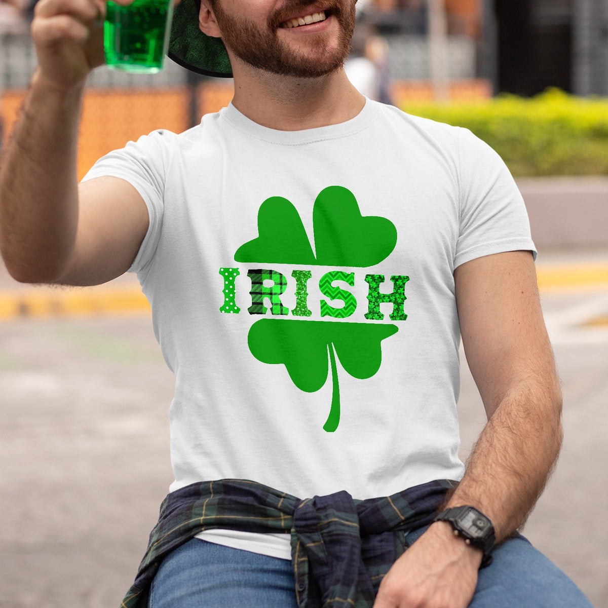 St Patrick's Day Irish Lucky Green Shamrock TShirt