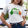 St Patrick&#39;s Day I&#39;m Lucky Irish Green Shamrock TShirt