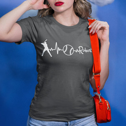 Baseball Player Baseball Mom Custom Name Personalized Shirt