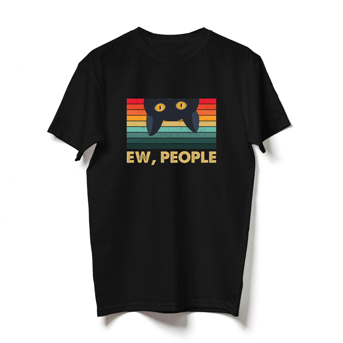 Pet Lover Ew People Gift For Cat Mom Retro Gift Tshirt