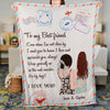Best Friend Thank You for Standing by My Side Personalized Blanket