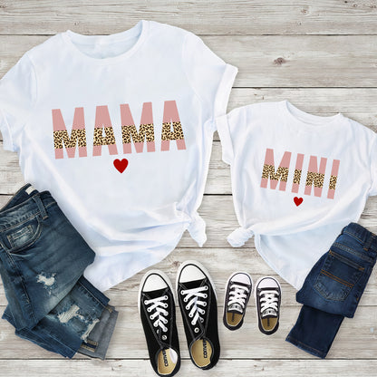 Mommy and me valentine giftsMatching valentines day shirt Mama mini love you most