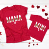 Mommy and me valentine giftsMatching valentines day shirt Mama mini love you most