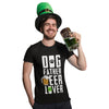 St Patrick&#39;s Day Dog Dad Beer Lover Man Shirt