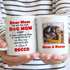 Personalized To Dog Mom Gifts For Mom Mother&#39;s Day Coffee Mug