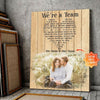 Personalized We&#39;re A Team Canvas Gift For Wife For Husband