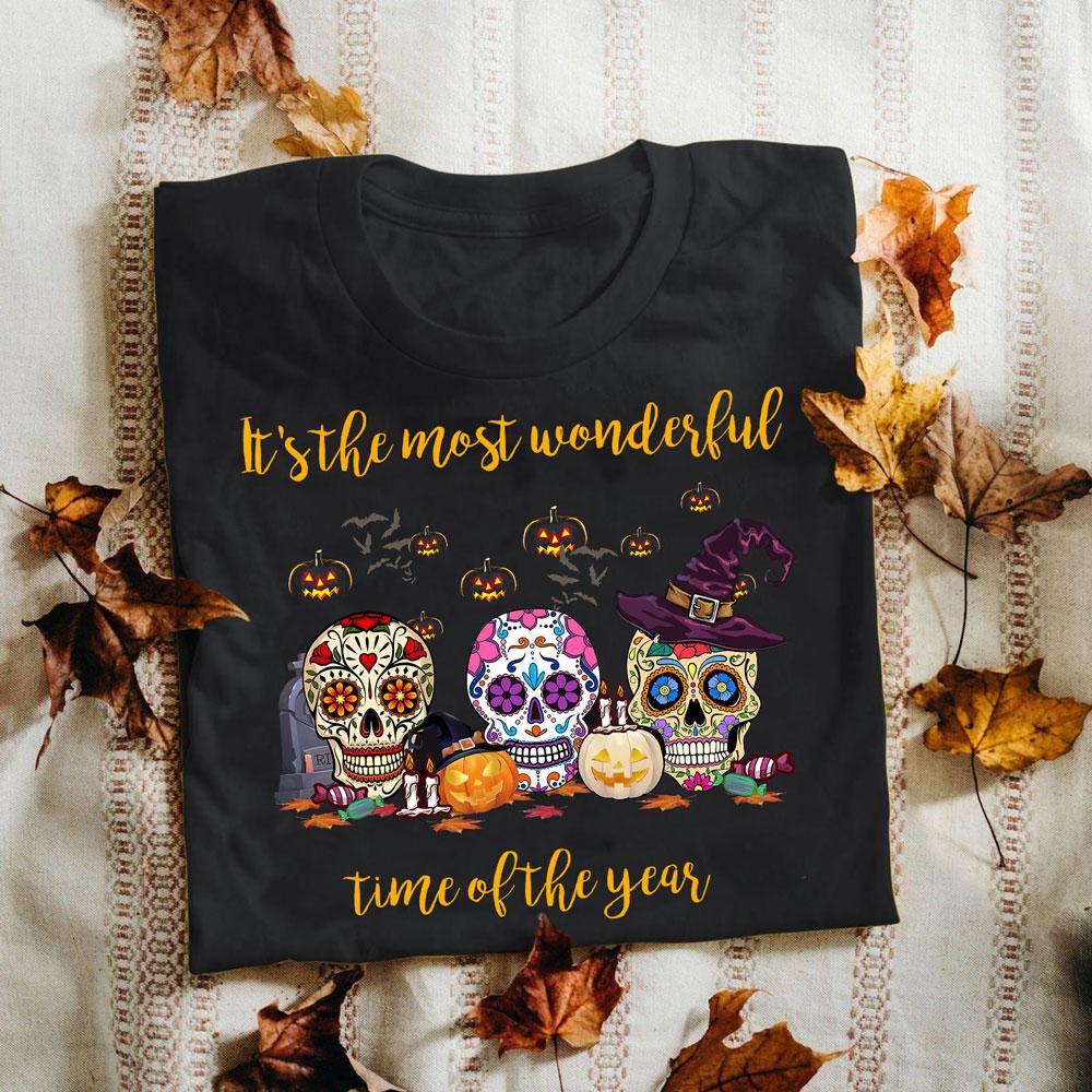It's The Most Wonderful Time Of The Year Halloween Dark T Shirt