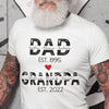 New Grandpa Announcement Meaningful Personalized Shirt