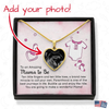 Personalized Gift For Expecting Mom Wonderful Mama Bump Message Card Heart Necklace