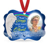 Your Wings Were Ready Angel Wings Personalized Memorial Photo Ornament