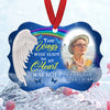 Your Wings Were Ready Angel Wings Personalized Memorial Photo Ornament