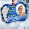 Your Wings Were Ready Angel Wings Personalized Memorial Photo Ornament