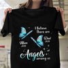 Personalized angels among us memorial shirt