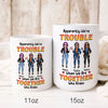 Apparently We&#39;re Trouble When Together Bestie Cute Personalized Mug