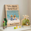 Personalized Sisters Make The Best Friends Kid Bedroom Canvas Decor