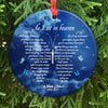 As I Sit In Heaven Butterfly Personalized Memorial Ornament