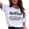 Gifts for aunt  Auntitude don&#39;t mess with my niece and nephew shirt