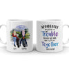 BFF Best Friend Bestie Trouble Who Knew Funny Personalized Mug