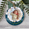 Baby&#39;s First Christmas Photo Ornament Personalized Gift For Baby
