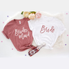 Personalized Matching Wine Bachelorette Party Bridesmaid Matching Shirts Wedding Gift