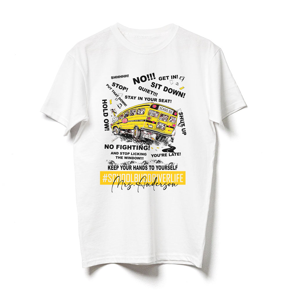Back To School Bus Driver Funny Personalized Shirt