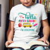 Back To School Hello Fifth Grade Funny Personalized Shirt