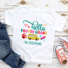 Back To School Hello Fourth Grade Funny Personalized Shirt