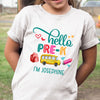 Back To School Hello PreK Funny Personalized Shirt