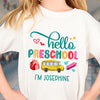 Back To School Hello Preschool Funny Personalized Shirt