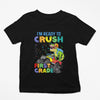 Back To School I&#39;m Ready To Crush First Grade Funny Personalized Shirt