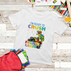 Back To School I&#39;m Ready To Crush Fourth Grade Funny Personalized Shirt